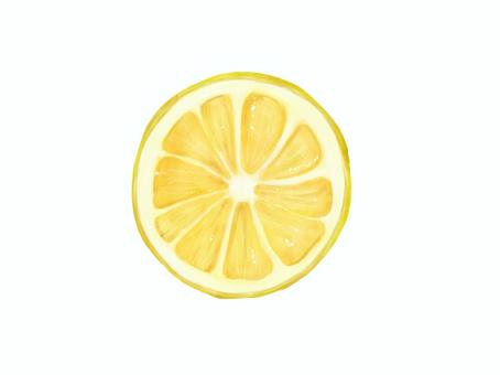 Watercolor illustration of a lemon cross section, JPG and PNG Watercolor illustration of a lemon cross section, lemon, fruit, watercolor, JPG and PNG