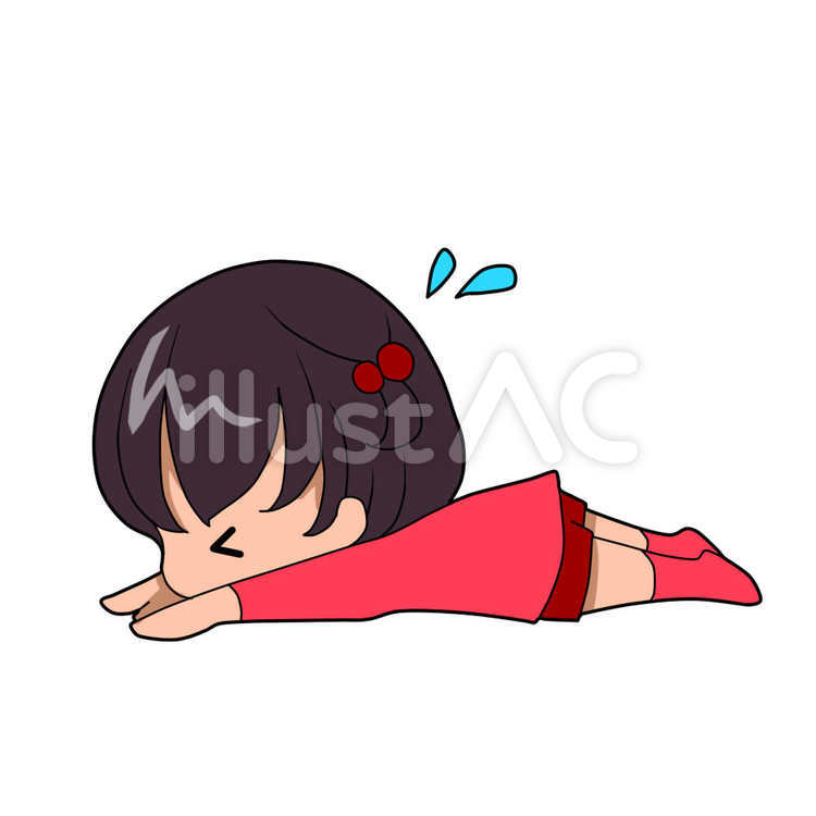 転ぶ 転ぶ,転倒,女の子のイラスト素材