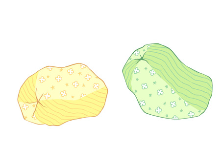 昔ながらのお手玉遊び~俵型~ 昔ながらのお手玉遊び~俵型~ お手玉,おもちゃ,玩具,懐かしい,伝統文化,日本,和,伝統,花柄,縞模様のイラスト素材