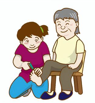Illustration, नाखून कतरनी, toenail, वरिष्ठ नागरिक, 