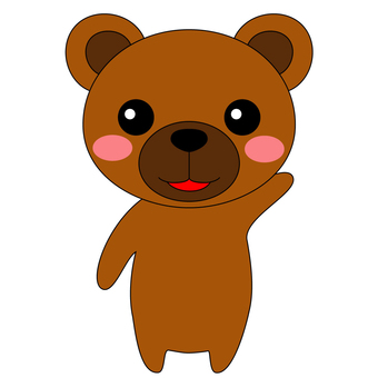 Illustration, Illustration, bear, kuma-chan, kewan,
