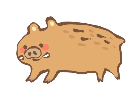 Loose wild boar, , JPG, PNG and AI