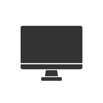 PCアイコン2 PCアイコン2 パソコン,モニター,it,デジタル,テクノロジー,シンプル,フラットデザイン,アイコン,プレゼン資料,情報のイラスト素材