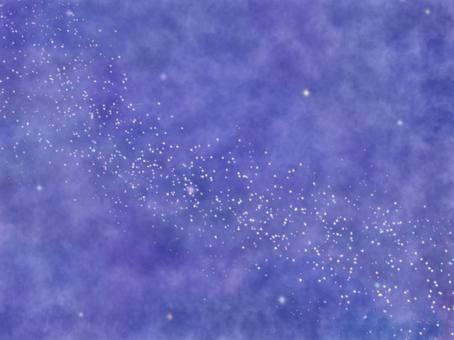 天の川のような幻想的な星空の背景 星空,天の川,宇宙,銀河,星,キラキラ,光,背景,ファンタジー,幻想的のイラスト素材
