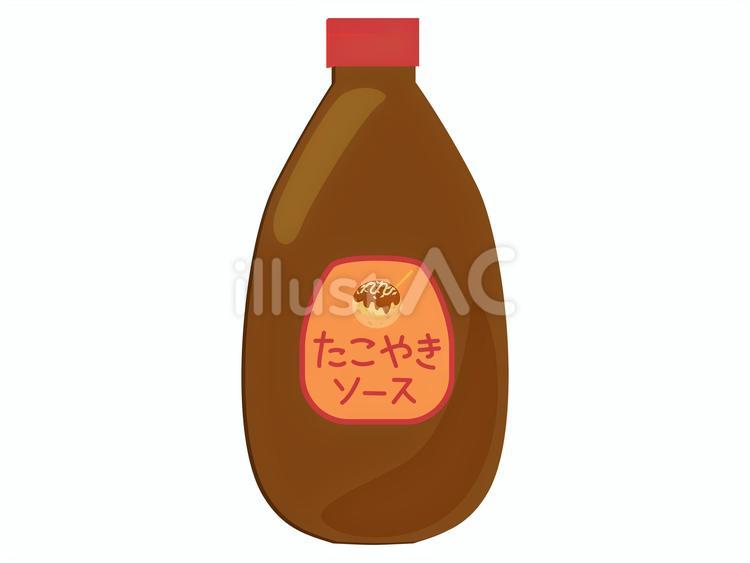 たこやきソース たこ焼きソース,たこ焼き,ソースのイラスト素材