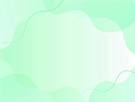 流体シェイプの透明感グラデ背景 緑 背景,グラデーション,緑,黄緑,淡い,飾り枠,見出し,タイトル,ビジネス,スライドのイラスト素材