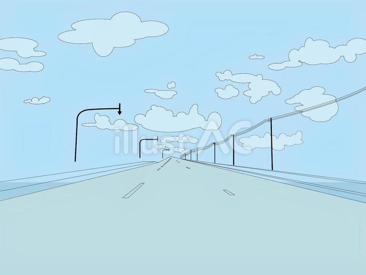 淡い 背景,壁紙,道路のイラスト素材