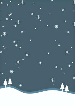 雪景色の背景05 冬,雪,背景,夜,夜空,クリスマス,冬景色,雪景色,風景,おしゃれのイラスト素材