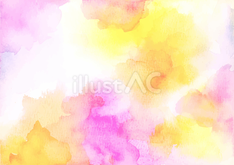 ピンクと黄色の幻想的な雲模様＿背景 背景,雲模様,雲のイラスト素材