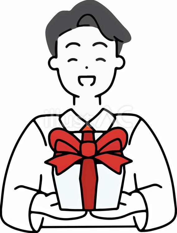 父の日_13 ギフト,パパ,感謝のイラスト素材