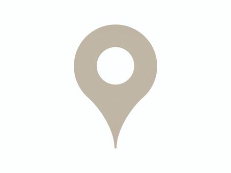 ピン 位置情報,ピン,現在地,目印,あしらい,ベージュ,地図のイラスト素材