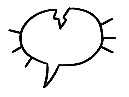 ひび割れた吹き出し 吹き出し,割れ,ひび割れ,ひび,透過,ショック,破壊,破損,ヒゲ,イラストのイラスト素材