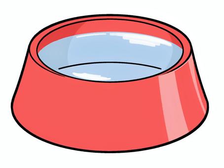 手書き_ペットボウル_03 犬,猫,ペット,ペット用品,給水,水飲み,ペットボウル,水皿,フードボウル,食器のイラスト素材