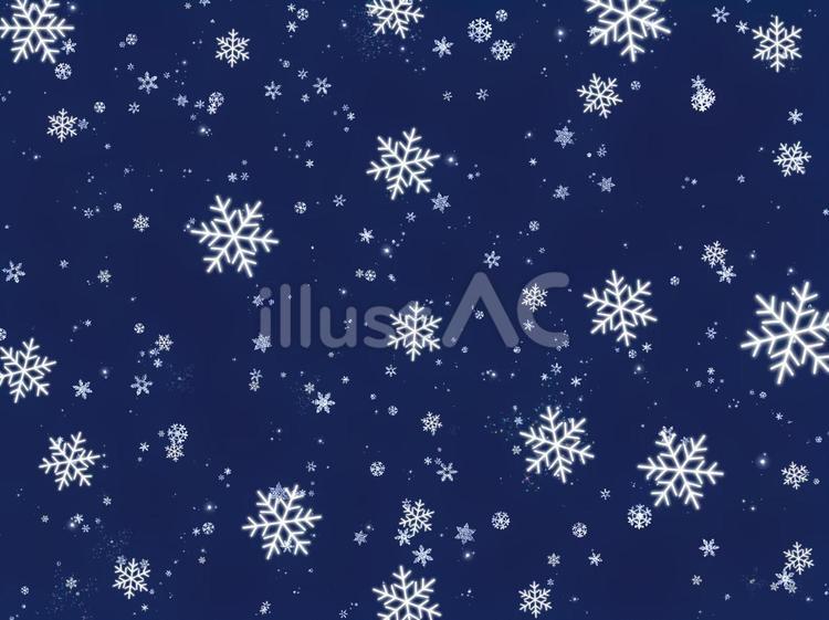 舞い散る雪の結晶背景2 冬,雪,結晶のイラスト素材