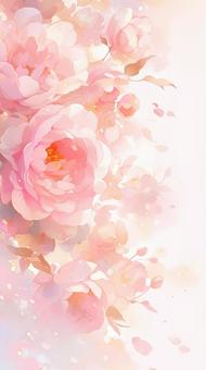 pink rose background 3, watercolor, pink, rose, JPG