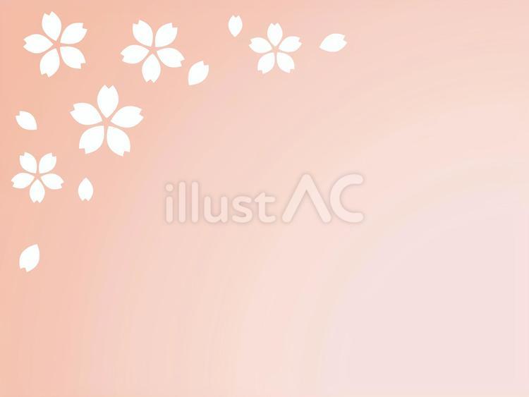 桜の背景 桜,花,植物のイラスト素材