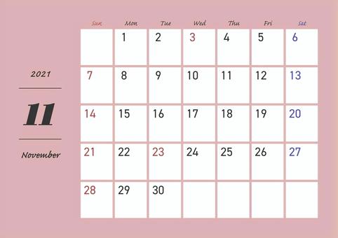 Free Vectors | November 2021 calendar