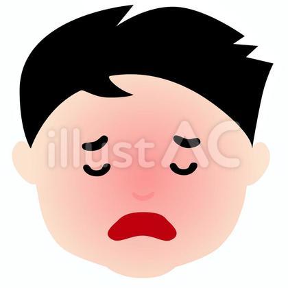 熱のある男の子