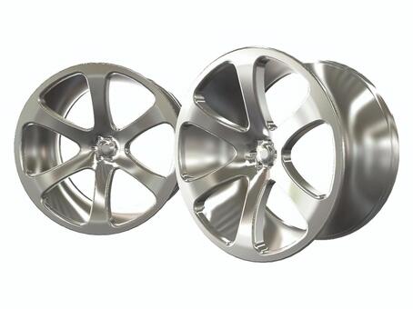 タイヤのホイール ホイール,タイヤ,車輪,カー用品,アルミ,スチールのイラスト素材