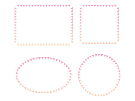 Illustration, Illustration, frame, gradation, spring,