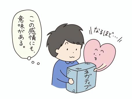 부정적인 감정에도 의미있는 남자, JPG, PNG 및 AI 부정적인 감정에도 의미있는 남자, 의미, 존재, 감각, JPG, PNG 및 AI