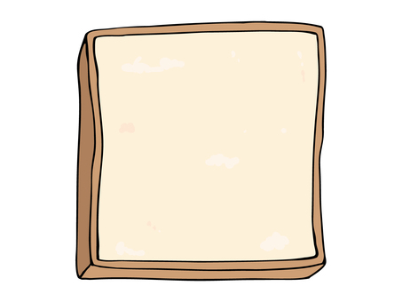 食パン 食パン,パン,食べ物,主食,主線あり,広告,チラシ,cm,白背景,背景透過のイラスト素材