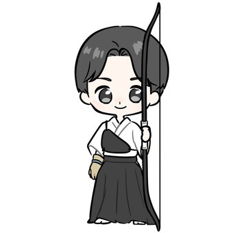 Illustration, archery, bow road, bow, 