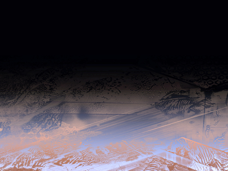 黒地に赤銅色と藤色の美しい手描き和風抽象 和風,黒,赤銅色,金茶,銅色,藤色,薄紫,紫,抽象,手描きのイラスト素材