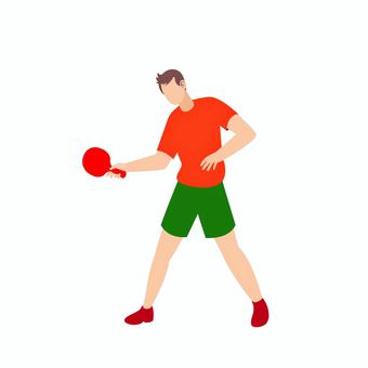 卓球 010 卓球,ピンポン,スポーツ,男性,運動,ラケット,アクティブ,イラスト,トレーニング,試合のイラスト素材