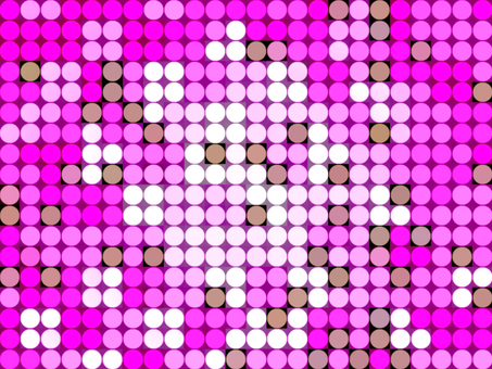 ピンクと白色と灰色のドットの背景壁紙素材 ドット,ピンク,白色,グレー,背景,壁紙,水玉模様,テクスチャ,キュート,シンプルのイラスト素材