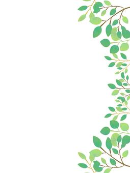 Fresh green illustration frame, JPG, PNG and AI Fresh green illustration frame, plant, watercolor, frame, JPG, PNG and AI