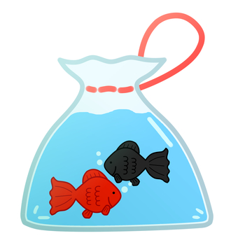 金魚すくい 金魚,きんぎょ,金魚すくい,魚,夏,夏祭り,かわいい,シンプル,ゆるい,アイコンのイラスト素材