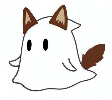 狼男の仮装をするおばけ ハロウィン,おばけ,オバケ,かわいい,秋,シンプル,可愛い,10月,イベント,子供向けのイラスト素材