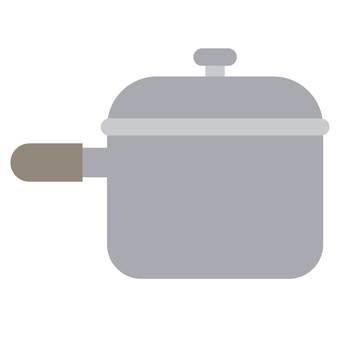 One-handed pan, pot, pot à main, une cuisine, JPG and PNG