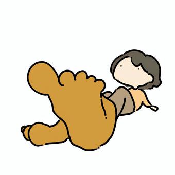 五本指ソックスを履く人 五本指ソックス,靴下,人,女性,指,足,ファッション,健康のイラスト素材