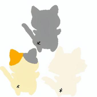 猫のお尻 猫,お尻,可愛い,ゆるい,イラストのイラスト素材