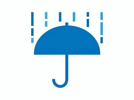 シンプルな雨のお天気イラスト シンプルな雨のお天気イラスト 天気,雨,傘,アイコン,イラスト,ベクター,カラー,図形,天気予報,シンプルのイラスト素材