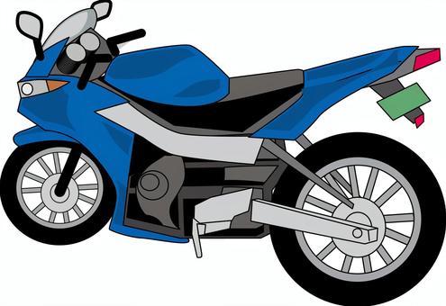 バイク バイク,大型,マシン,単車,二輪,移動,スピード,車体,青のイラスト素材