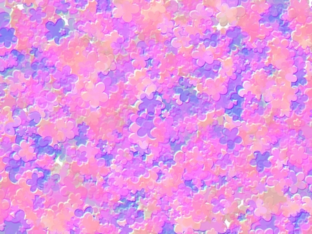 花いっぱい背景【紫】