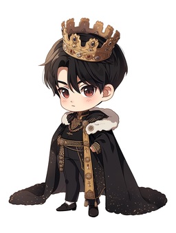 Illustration, prince, crown, fantasy, 