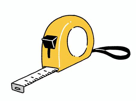 メジャー メジャー,巻き尺,スケール,コンベックス,工具のイラスト素材