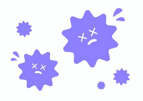 Illustration, микробы, вирус, бактериальный, 