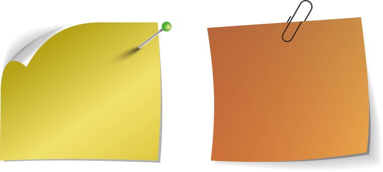 メモ帳 メモ,メモ帳,メモ用紙,押しピン,クリップ,ピン,針,貼り紙,お知らせ,紙のイラスト素材