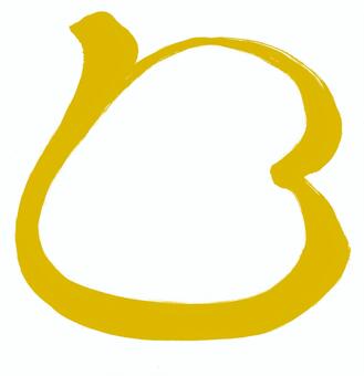 毛筆の流れで囲んだ円　金墨風 毛筆,筆遊び,筆丸,円,マーク,シンプル,和,フレーム,金墨のイラスト素材