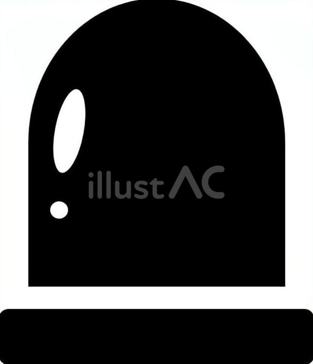 回転灯 回転灯,警告灯,赤色灯のイラスト素材