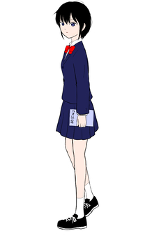 女子学生 女子学生 人物,女子高生,女の子のイラスト素材