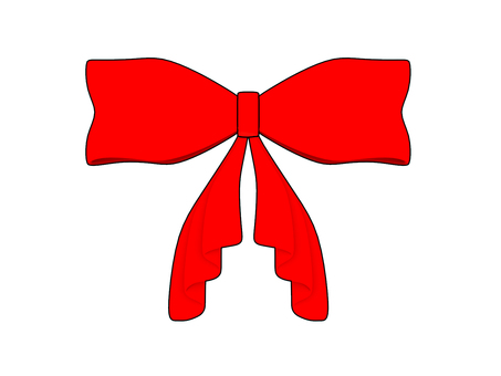 赤いリボン リボン,かわいい,装飾,髪飾り,ヘアアイテム,飾り,ファッション,髪留め,プレゼント,アイコンのイラスト素材