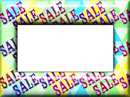 派手なＳＡＬＥのフレ−ム ｓａｌｅ,セ−ル,文字,派手,フレ−ム,ポストカード,メッセージカード,チラシ,飾り枠,あしらいのイラスト素材
