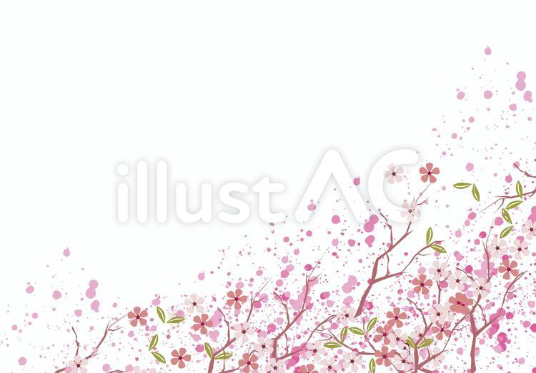桜素材 桜,春,花のイラスト素材