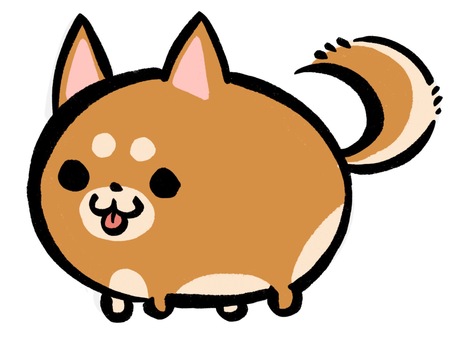 Illustration, JPG and PNG Illustration, xu, dog, a year, JPG and PNG